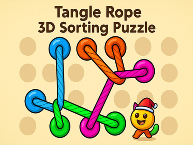 Trò chơi Hazel Tangle Rope 3D: Sắp xếp câu đố trực tuyến