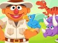 Trò chơi 123 Sesame Street: Chăm sóc ban đêm của Ernie's Dinosaur  trực tuyến