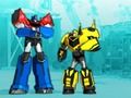 Trò chơi Máy biến áp. Robot cải trang: Siêu tiền đạo mini  trực tuyến