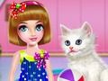 Trò chơi Kitty: chăm sóc và cắt tóc  trực tuyến
