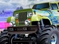 Trò chơi Lướt sóng với Monster Trucks trực tuyến