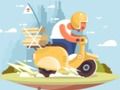 Trò chơi Trò Chơi Ghép Hình Đi Xe Scooter Trong Thành Phố trực tuyến