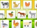 Trò chơi Động Vật Trang Trại Học Tập Cho Trẻ Em Bộ Nhớ trực tuyến
