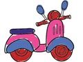 Trò chơi Tô màu chuyến đi xe scooter trong thành phố trực tuyến