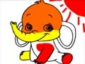 Trò chơi Sách tô màu voi trực tuyến
