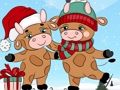 Trò chơi Giáng sinh dễ thương Bull khác biệt  trực tuyến