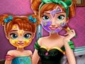 Trò chơi Công chúa băng giá mẹ thực sự trang điểm  trực tuyến