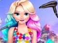 Trò chơi Kiểu tóc Neon của Eliza  trực tuyến