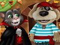 Trò chơi Talking Tom và Angela Halloween Party trực tuyến