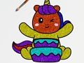 Trò chơi Sách tô màu Glitter Unicorns  trực tuyến