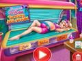 Trò chơi Công chúa mang thai trong phòng tắm nắng trực tuyến