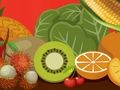 Trò chơi Trái cây và rau từ cho trẻ em trực tuyến