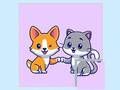 Trò chơi Trò chơi ghép hình mèo và chó trực tuyến