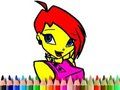 Trò chơi Sách tô màu Back To School Winks  trực tuyến