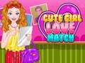 Trò chơi Cô gái dễ thương tình yêu Match  trực tuyến