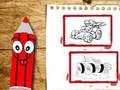 Trò chơi Sách Tô màu Ô tô Back To School  trực tuyến