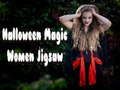 Trò chơi Halloween Magic Women Jigsaw trực tuyến