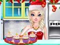 Trò chơi Máy làm bánh Cupcake Giáng sinh đông lạnh  trực tuyến