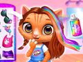 Trò chơi Tiệm cắt tóc hình thú Kitty  trực tuyến