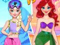 Trò chơi Trận chiến giữa các nàng công chúa mùa hè và mùa đông  trực tuyến