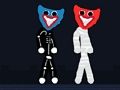 Trò chơi Stickman Huggy Kỳ nghỉ đáng sợ  trực tuyến