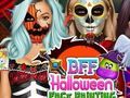 Trò chơi BFF Vẽ mặt Halloween  trực tuyến