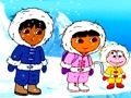 Trò chơi Dora Tìm 5 Điểm Khác Biệt  trực tuyến