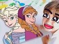 Trò chơi Sách tô màu: Frozen  trực tuyến