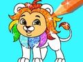 Trò chơi Sách tô màu: Sư tử  trực tuyến