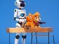 Trò chơi Sách tô màu: Robot và chú chó  trực tuyến