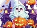 Trò chơi Trò Chơi Ghép Hình: Halloween Con Ma Dễ Thương  trực tuyến