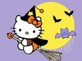 Trò chơi Sách tô màu: Kitty Halloween  trực tuyến