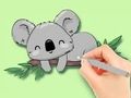 Trò chơi Sách tô màu: Hai chú gấu túi  trực tuyến