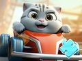 Trò chơi Câu đố ghép hình: Lái xe đua mèo  trực tuyến