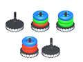 Trò chơi Trò chơi giải đố trí não Hoop Stack  trực tuyến