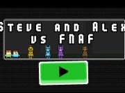 Trò chơi Steve và Alex đấu với Fnaf  trực tuyến
