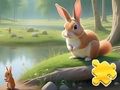 Trò chơi Trò Chơi Ghép Hình: Thỏ Và Sóc  trực tuyến