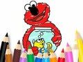 Trò chơi Sách tô màu: Người bạn mới Elmo  trực tuyến