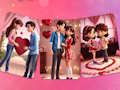 Trò chơi Câu đố ghép hình cặp đôi Valentine  trực tuyến