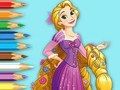 Trò chơi Sách tô màu: Công chúa Rapunzel  trực tuyến