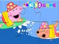 Trò chơi Câu đố ghép hình: Thuyền buồm biển Peppa Pig  trực tuyến