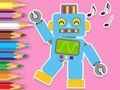 Trò chơi Sách tô màu: Robot nhảy múa  trực tuyến