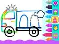 Trò chơi Vẽ cho trẻ mới biết đi: Xe cứu thương  trực tuyến