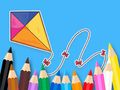 Trò chơi Sách tô màu: Cánh diều nơ  trực tuyến