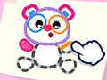 Trò chơi Vẽ cho trẻ mới biết đi: Chú gấu nhỏ  trực tuyến