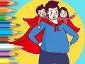 Trò chơi Sách tô màu: Ngày của Cha  trực tuyến