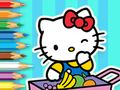 Trò chơi Sách tô màu: Chợ Hello Kitty  trực tuyến