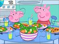 Trò chơi Câu đố ghép hình: Giờ ăn tối của Peppa  trực tuyến