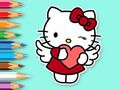 Trò chơi Sách tô màu: Yêu Kitty  trực tuyến