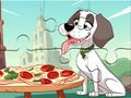 Trò chơi Trò Chơi Ghép Hình: Chó Ăn Pizza  trực tuyến